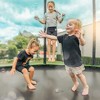 JumpFlex HERO Round Outdoor Backyard Trampoline Playset for Kids with Net Safety Enclosure and Ladder - 4 of 4