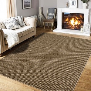 Washable Area Rug Modern Braided Printed Non Slip Non Shedding Rug Indoor Non-Shedding Stain-resistant Floor Cover - 1 of 4
