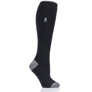 Heat Holder® Women's Calla LITE™ Twist Long Socks Thermal Yarn | Medium-Thick Socks Casual Shoes + Boots | Warm + Soft, Hiking, Cabin, Cozy at Home Socks | 5X Warmer Than Cotton - 1 of 4