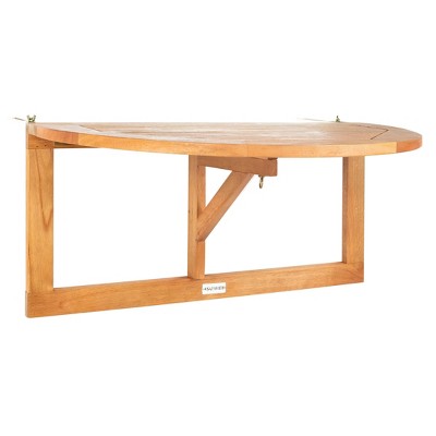 Owens Balcony Hanging Half Table - Natural - Safavieh