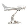 Aluminum Airplane Model – Nickel Finish – Decorative WWII Aviation Replica By Old Modern Handicrafts - 3 of 4