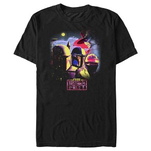 Men's Star Wars: The Book of Boba Fett Cad Bane vs Shand, Djarin, & Boba Fett T-Shirt - 1 of 4