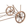 Storied Home Metal Rolling Laundry Cart with Rack - 3 of 4