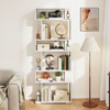 Tangkula 2PCS 6-tier Storage Bookshelf Tall Display Shelf w/ Anti-toppling Kits Kits - 3 of 4