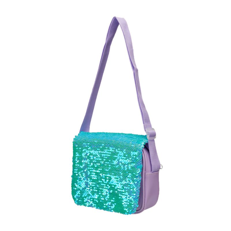Limited Too Girl's Crossbody Bag in Purple and Turquoise, 3 of 6