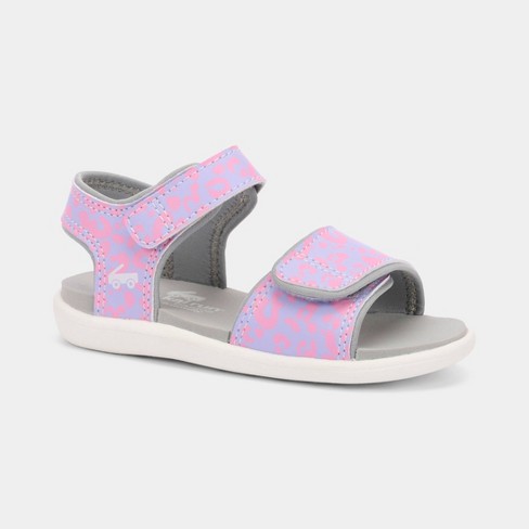 See Kai Run Basics Toddler Logan T-strap Sandals - Purple 4 : Target