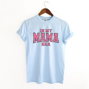 Simply Sage Market Women's Pink Mama Era Varsity Short Sleeve Garment Dyed Tee - 1 of 2