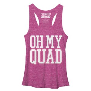 Women's CHIN UP Oh My Quad Racerback Tank Top - 1 of 3
