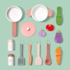 ROBOTIME Pretend Play Wooden Kitchen, Green, 20.86"*11.61"*29.13" - 4 of 4