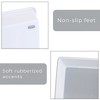 Smart Design Plastic Drawer Organizer - Set of 2 - 16 x 6.75 Inch - Non-Slip Lining and Feet - BPA Free - White and Gray - 4 of 4