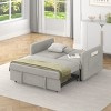 NicBex 2-in-1 Convertible Sleeper Chair,Modern Pull-out Sofa Bed with Adjustable Backrest,Couches with Solid Wood Frame for Living Room - 4 of 4