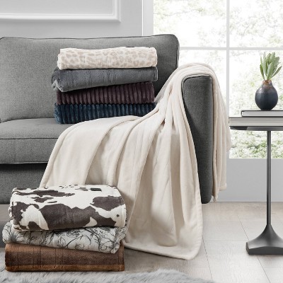 Brookstone Heated Plush Throw