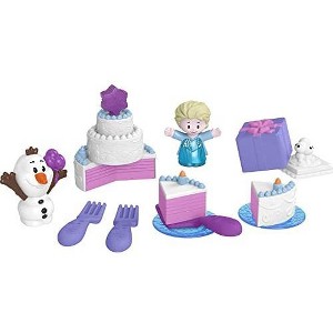Fisher-Price Little People Toddler Toys Disney Frozen Elsa & Olaf’s Party 12-Piece Playset for Pretend Play Ages 18+ Months - 1 of 4