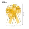 Unique Bargains Christmas Wedding Car Basket Gift Wrapping Large Organza Pull Bow 10 Pcs - 2 of 4
