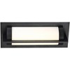 dweLED Oberon 14" High Black LED Outdoor Wall Light - 2 of 3