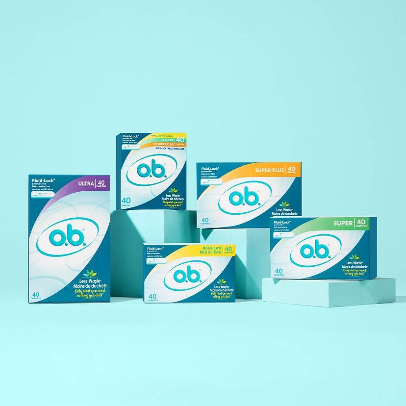 o.b. Applicator-Free Digital Tampons Collection