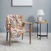 Ninola Design Pumpkins Fall Floral Ecru 56"x46" Woven Throw Blanket - Deny Designs - 2 of 4
