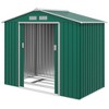Outsunny Metal Storage Shed Organizer, Garden Tool House with Vents and Sliding Doors for Backyard, Patio, Garage, Lawn - 4 of 4