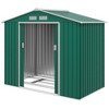 Outsunny Metal Storage Shed Organizer, Garden Tool House with Vents and Sliding Doors for Backyard, Patio, Garage, Lawn - image 4 of 4