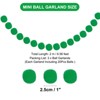 Unique Bargains Party Decorative Polyester Yarn Pom Pom Ball Garlands 3 Pcs - 2 of 4
