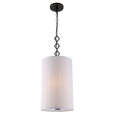 Elegant Lighting Luna Collection Chandelier D:13 H:23 Lt:2 Bronze Finish