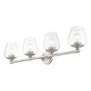 Livex Lighting Willow 4 - Light Vanity in  Brushed Nickel - 4 of 4