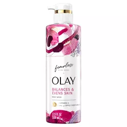 Olay Fearless Artist Series Skin Balancing Body Wash with Vitamin C & Notes of Apple Cider Vinegar - 17.9 fl oz