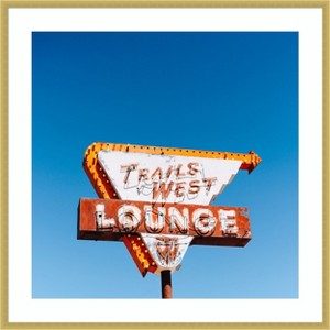 Amanti Art Trails West Lounge by Bethany Young Wood Framed Wall Art Print - 1 of 4