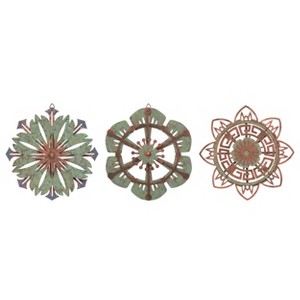 Transpac Small Blossoms & Breezes Wall Decor Set of 3 Spring Home Decorations - 1 of 1