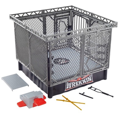 Wwe Wrekkin Collision Cage Playset Target - old wrestling arena game roblox