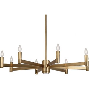 Robert Abbey Lighting Delany - Light Chandelier in  Antique Brass - 1 of 1