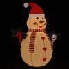 Aghana Digitals Large Oxford Fabric Inflatable Snowman with LED Lights - Indoor/Outdoor Christmas - 2 of 4