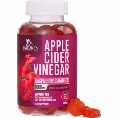 Apple Cider Vinegar Gummies 1000mg - Premium Weight Loss & Cleanse Detox ACV - 60 Gummies