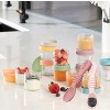 12-Pack Glass Baby Food Storage Jars with Lids, 6-Pack Silicone Baby Self-Feeding Spoons – BPA-Free, Leakproof, Freezer Safe Jars - 2 of 4