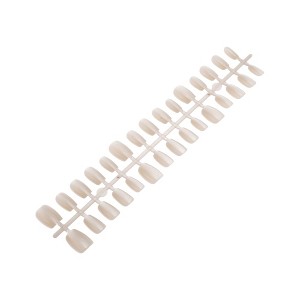 Unique Bargains Women's Full Coverage Fake Nails XS Apricot 1 Pc - 1 of 4