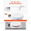 VEVOR Bidet Attachment for Toilet, Hot & Cold Non-Electric Water Sprayer - Dual Retractable Nozzles, Adjustable Water Pressure,0.3’’ Ultra Thin,White - 4 of 4