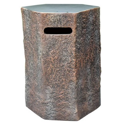 Outdoor Propane Tank Cover Hideaway Firepit Accessories Side Table - Elementi