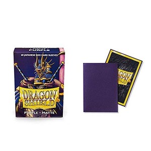 Dragon Shield Matte Mini Japanese Purple 60 ct Card Sleeves Individual Pack - 1 of 4