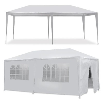 Gsluuk Outdoor Garden Gazebo Wedding Party Tent Canopy Marquee with 6 Removable  Sidewalls