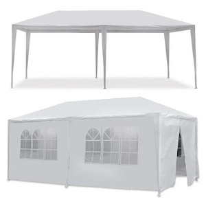 Gsluuk Outdoor Garden Gazebo Wedding Party Tent Canopy Marquee with 6 Removable  Sidewalls - 1 of 1