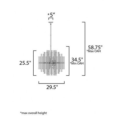 Divine 8-Light Heritage Brass and Clear Glass Chandelier
