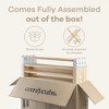 Baby Playpen & Baby Gate for Toddler and Babies, Foldable Wooden Large Shape Playpen with Locking Gate by Comfy Cubs - 4 of 4