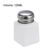 Unique Bargains HDPE Alcohol Cleanser Polish Remover Press Pumping Dispensers White - 2 of 4