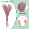 Unique Bargains Dried Plants Artificial Durable Small Fluffy Pampas Grass for Home, Office, Party 20 Pcs 21.7 Inch - 2 of 4