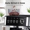 R.W.FLAME Espresso Machine with Grinder, 15-Bar Pump, Milk Frother, and 30 Grind Settings, Ideal for Cappuccino and Latte, with Removable Water Tank - 2 of 4