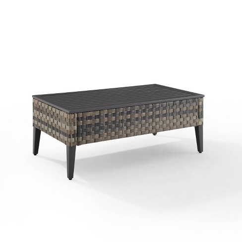 Target wicker cheap coffee table