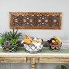 Northlight Set of 3 Metal Woven Nesting Baskets 12.5" - 3 of 4