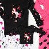 Leveret Girls Cotton Pajamas with Matching Doll Outfit – 2 Pack – Bunny & Black Unicorn - 2 of 4