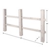 Beistle 3-D White Fence Prop, 3' 8" x 6' 7", (1/Box) White - 4 of 4