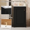 20"W Bathroom Vanity with Ceramic Sink, Freetanding Single Vanity Set Bathroom Storage Cabinet with Adjustable Shelf & Soft-Close Door - ModernLuxe - 3 of 4